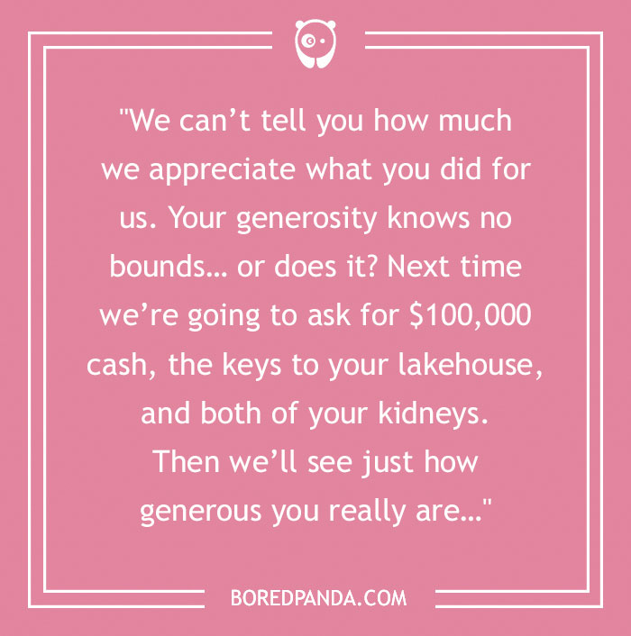 No Matter The Occasion, These 98 Funny Thank You Notes Suit Them Perfectly