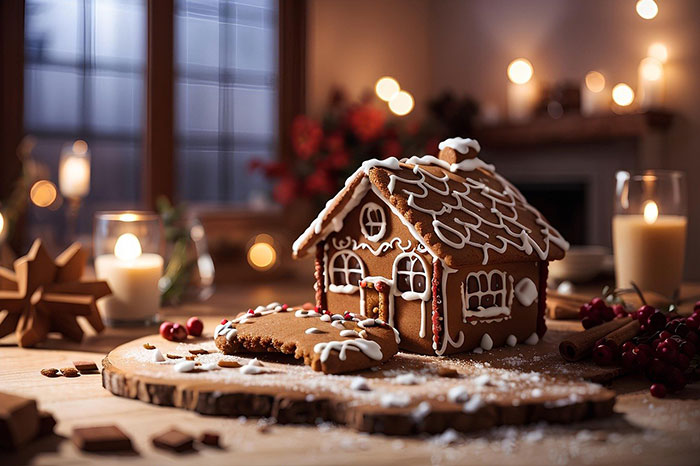 Gingerbread house.
