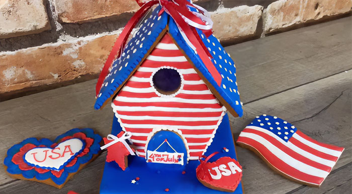 American gingerbread house.