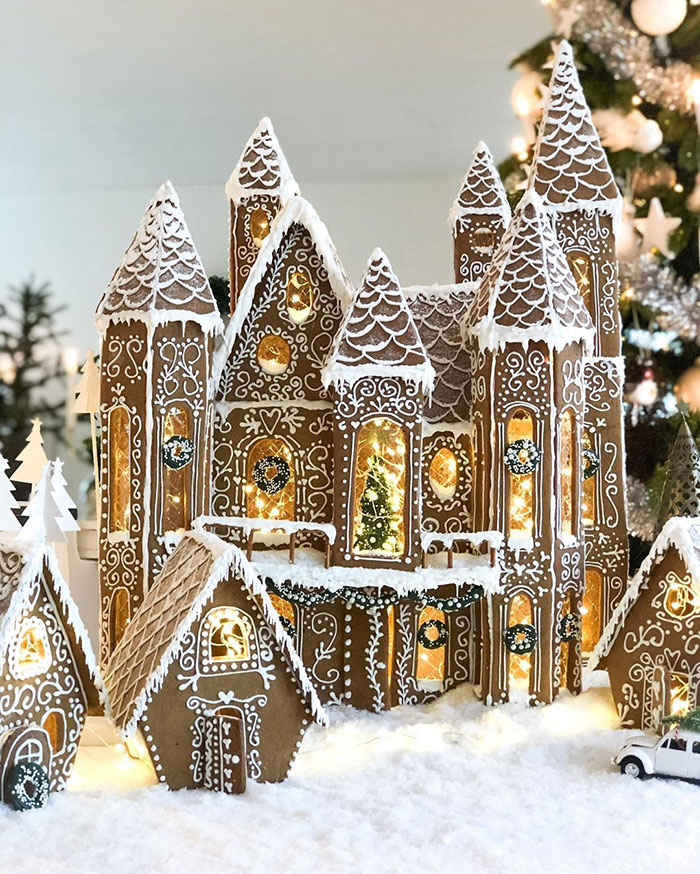 Gingerbread castle.