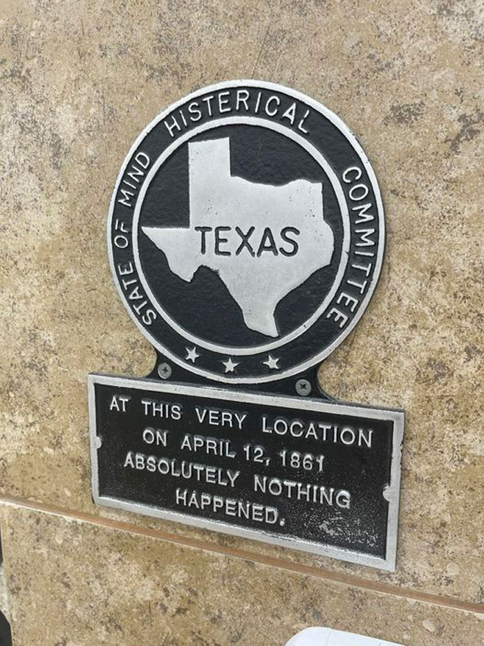 En este lugar, el 12 de abril de 1861 no pasó absolutamente nada