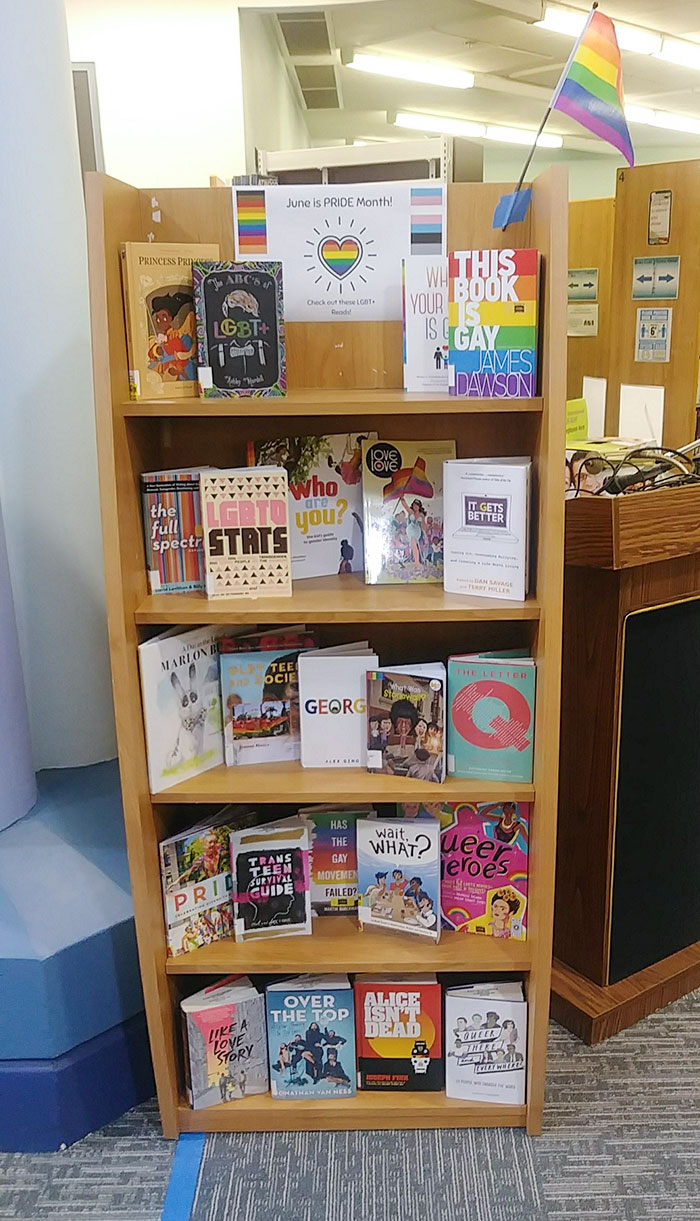 My Boss Let Me Put Up A Pride Display At Our Library