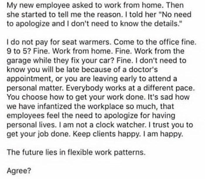 A Boss Who Understands