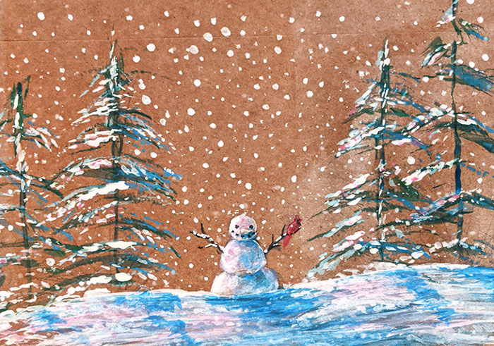 My Boss Encouraged Me To Paint At Work Since It's Been So Quiet