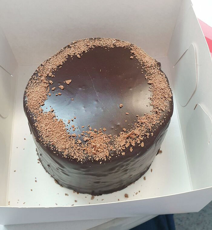 My Boss Got Me An Early Birthday Cake Delivered To The Office Today. Can't Wait To Go Home And Dig In