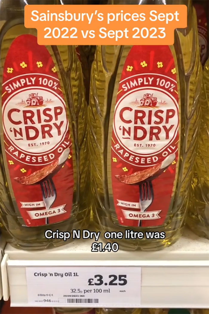 &ldquo;25% Inflation Went Out The Window&rdquo;: People React To Man Comparing Store Prices 1 Year Apart