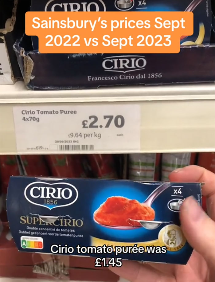 &ldquo;25% Inflation Went Out The Window&rdquo;: People React To Man Comparing Store Prices 1 Year Apart