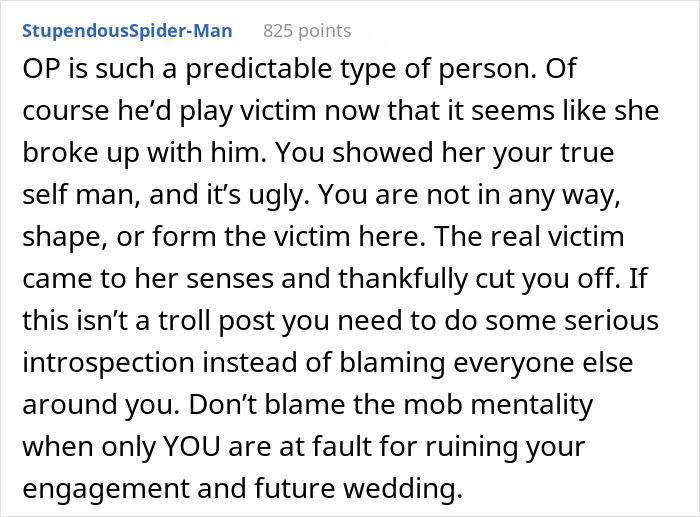 Man Digs A Hole Of Lies While Whining About Fiancée's Wedding Dress Online, She Leaves Him Man Digs A Hole Of Lies While Whining About Fiancée's Wedding Dress Online, She Leaves Him