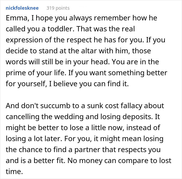 Man Digs A Hole Of Lies While Whining About Fiancée's Wedding Dress Online, She Leaves Him Man Digs A Hole Of Lies While Whining About Fiancée's Wedding Dress Online, She Leaves Him