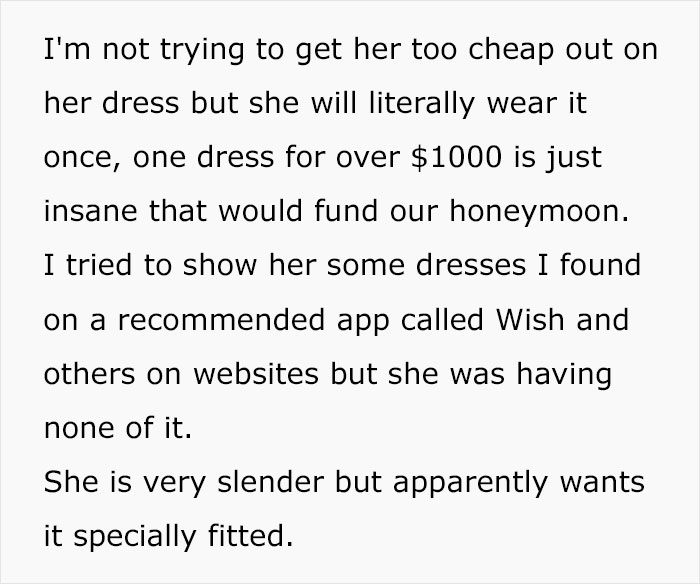 Man Digs A Hole Of Lies While Whining About Fiancée's Wedding Dress Online, She Leaves Him Man Digs A Hole Of Lies While Whining About Fiancée's Wedding Dress Online, She Leaves Him
