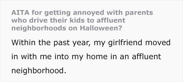 Guy Mad Over Kids From Poorer Families Trick-Or-Treating In His Neighborhood Is Told To Check His Privilege Guy Mad Over Kids From Poorer Families Trick-Or-Treating In His Neighborhood Is Told To Check His Privilege