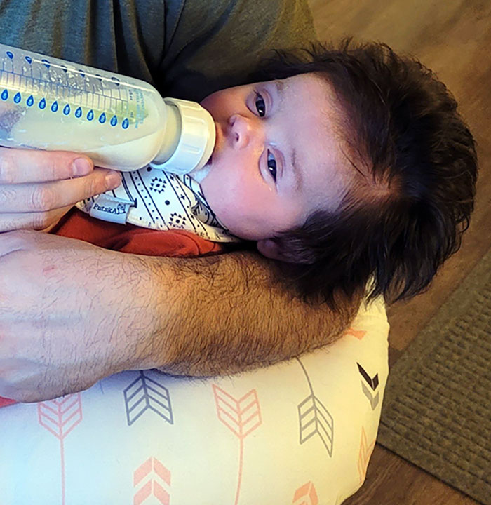 The Amount Of Hair My Daughter Had At 2 Months Old