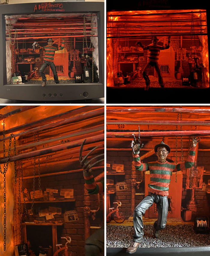 Made A Nightmare On Elm Street Diorama