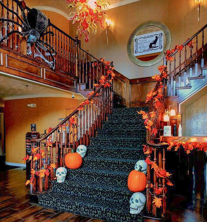 The Halloween Decorations At My Work