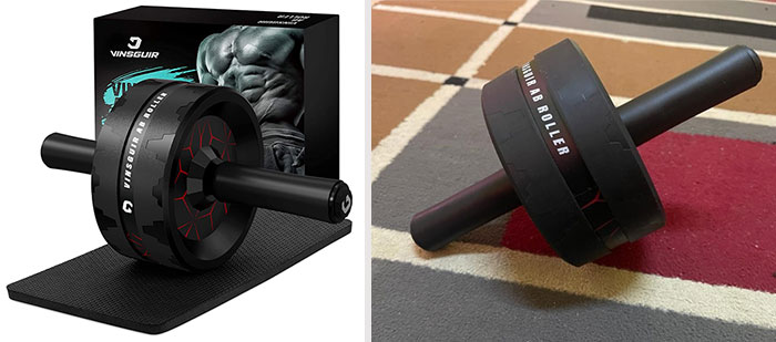 Ab Roller Wheel: A compact and durable fitness tool that prioritizes your comfort and protection while helping you achieve a safer, faster path to six-pack abs right in the comfort of your own home.