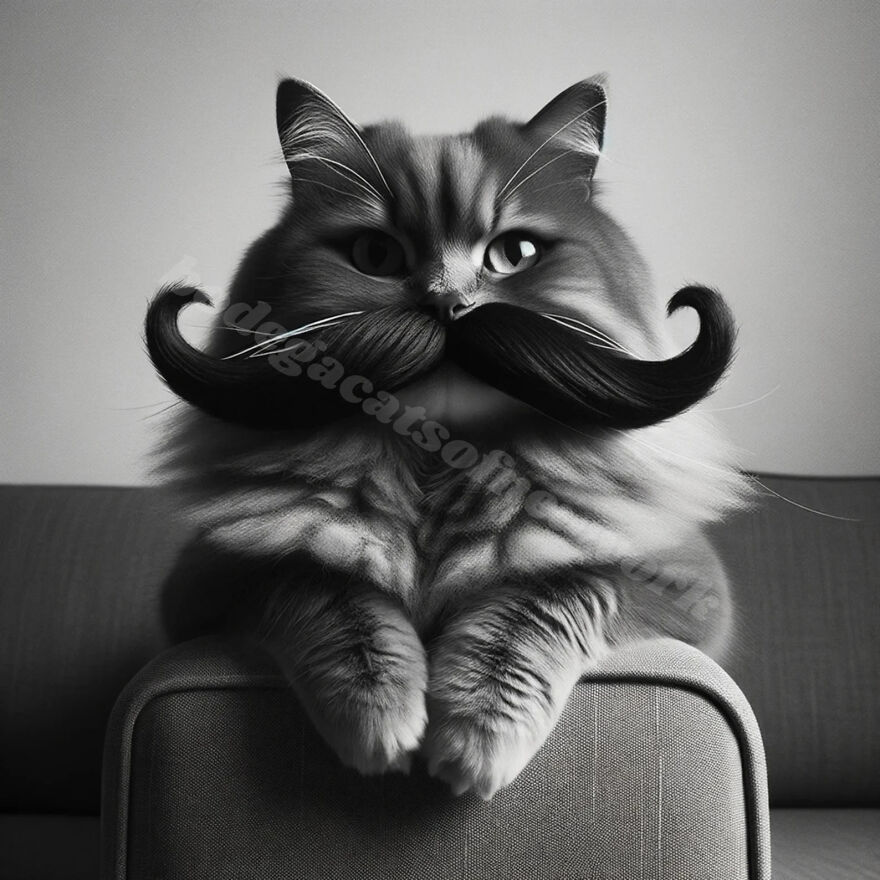 Elegant Thick Stache