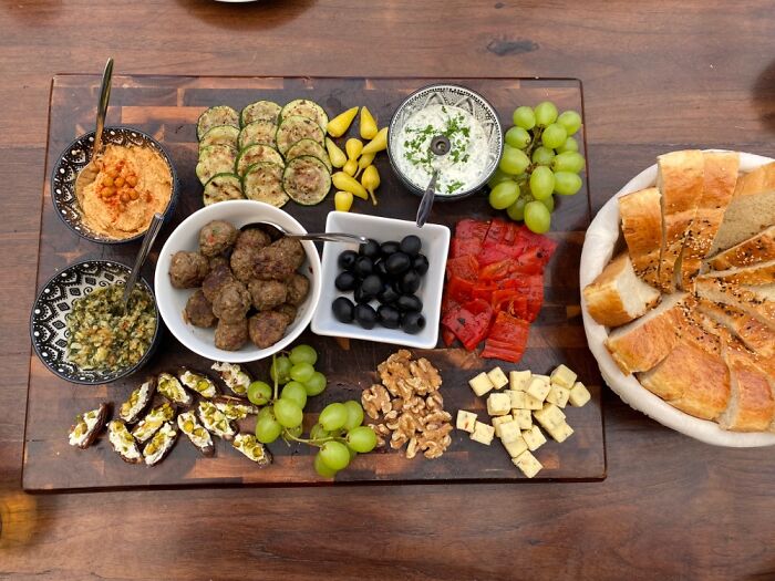 I Made Mezze With Homemade Bread