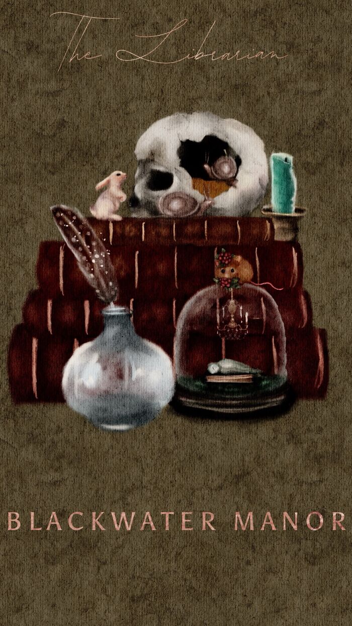 I Created Halloween-Themed Watercolor Artwork