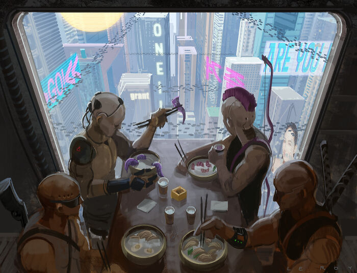 Cyberpunk Pho, By Me (Digital)