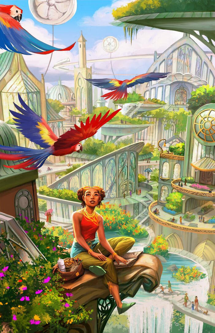 Solarpunk By Rita Fei