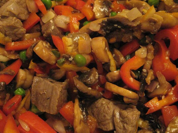 Spicy Beef And Orange Stir Fry