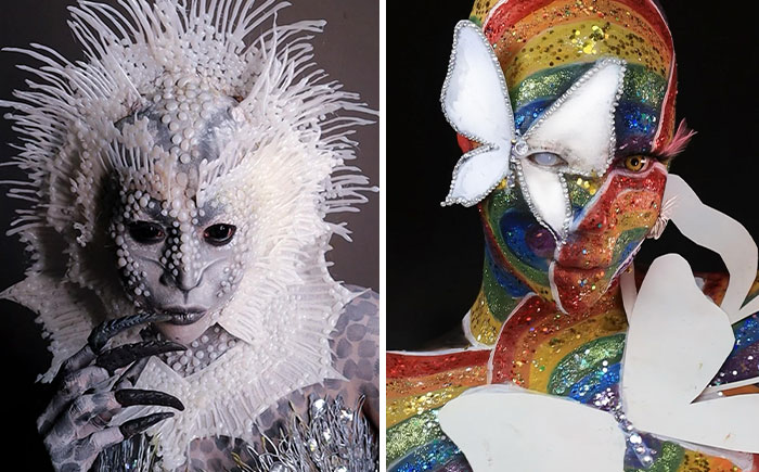This Makeup Artist Can Turn Herself Into Any Creature, Here Are 35 Of Her Impressive Makeovers