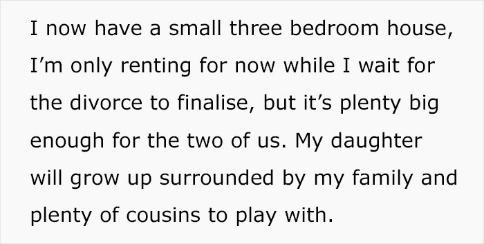 Text excerpt about a wife leaving her husband who refuses to stand up to parents treating her like a maid.