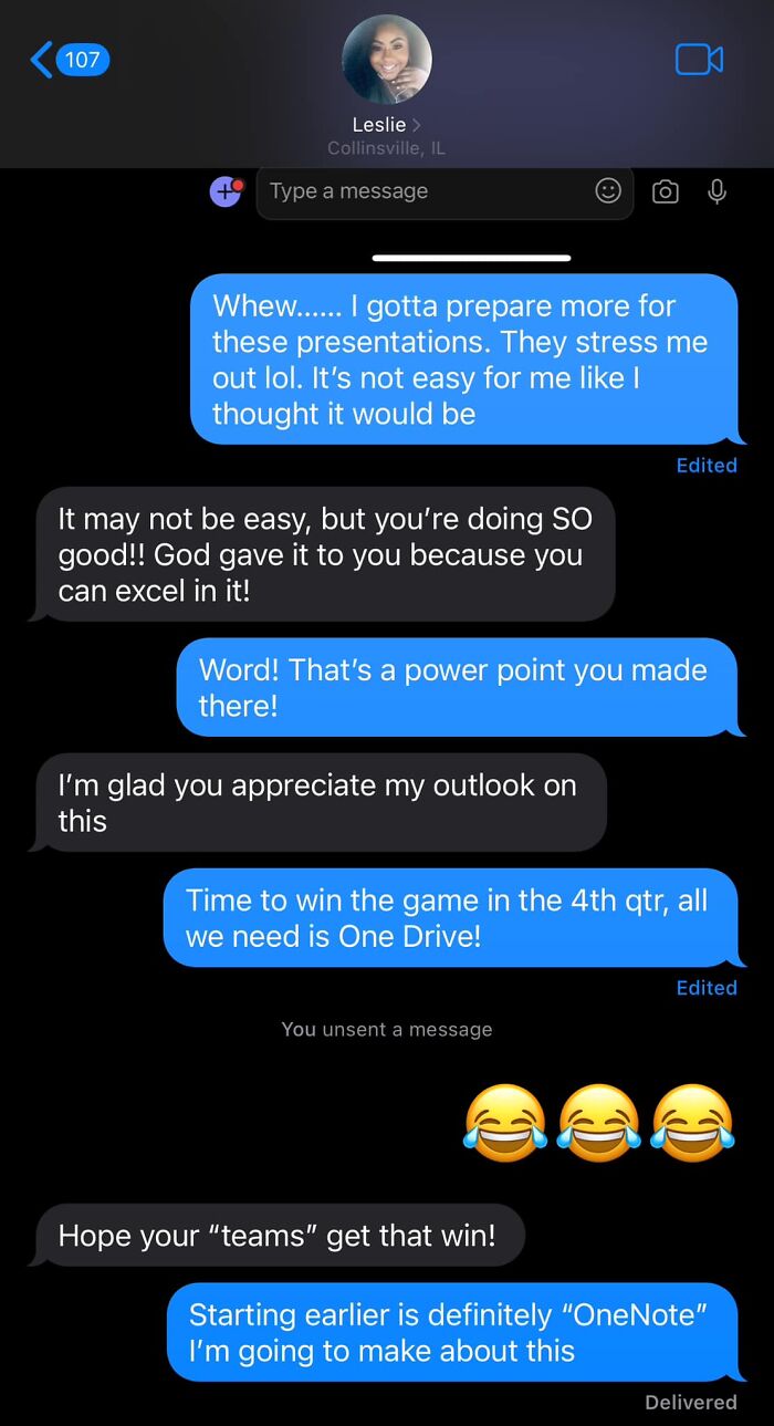 A Real Conversation Between My Wife And I, Surprised Myself With How Corny We Really Are