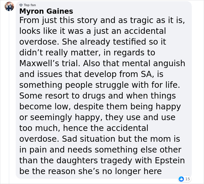 Jeffrey Epstein&rsquo;s Victim Who Was &ldquo;Ecstatic&rdquo; About Starting New Chapter Dies, Grieving Mother Is Suspicious