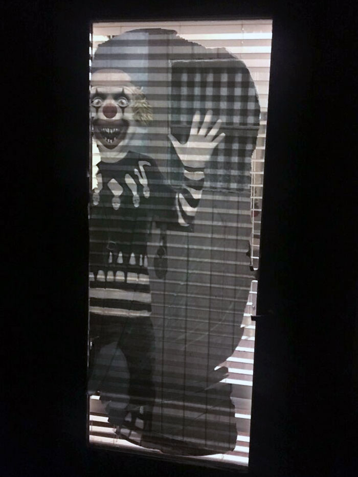 This Halloween Decoration That Melted Onto My Window. Thanks, Walmart