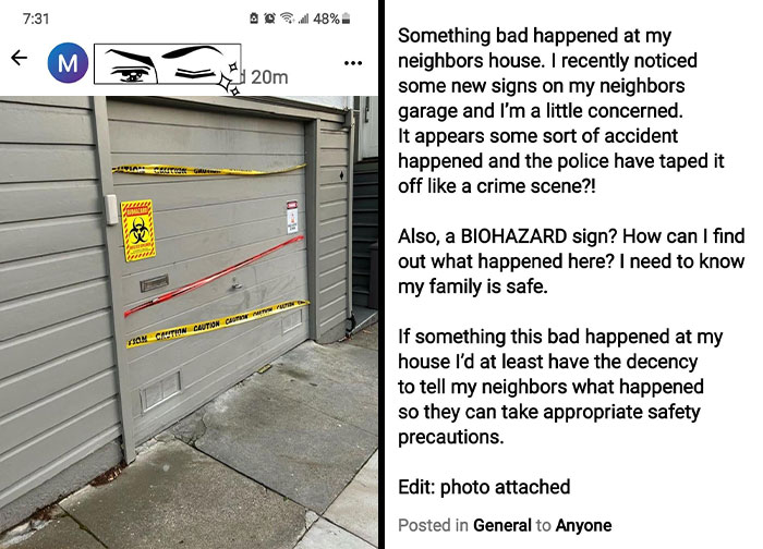 Little Gem From The App Nextdoor: Neighbor Thinks Halloween Decorations Are Real