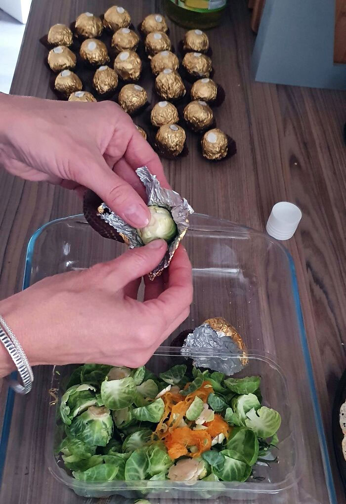 Preparing The Golden Balls Of Disappointment For Halloween