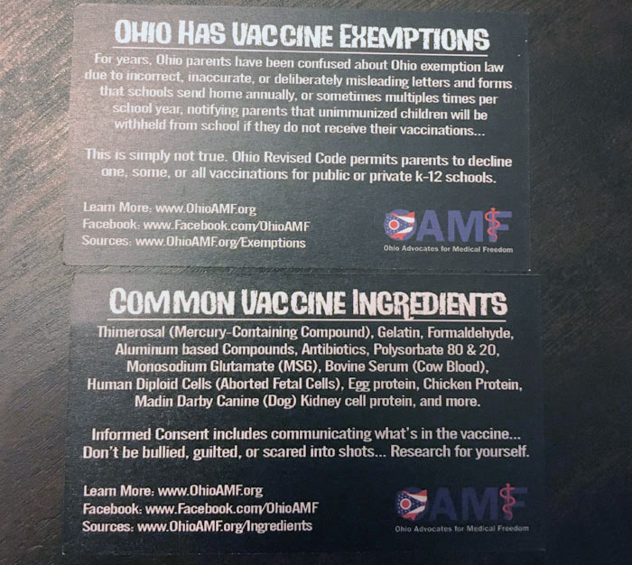 Anti-Vaccination Propaganda In Halloween Candy