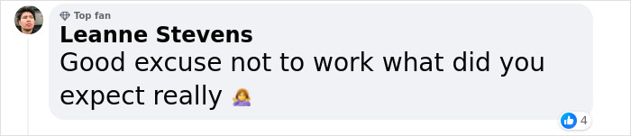 Comment on a social media post about a mom with 800 tattoos feeling unemployable. Comment on a social media post about a mom with 800 tattoos feeling unemployable.