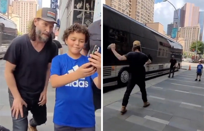 Keanu Reeves Once Again Proves That He’s A Good Guy By Agreeing To Play Catch With 9 Y.O. Fan