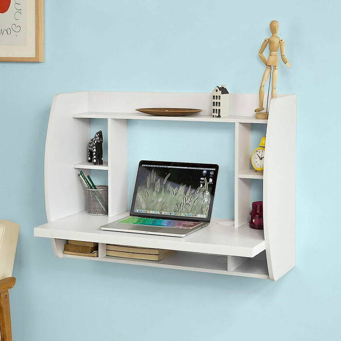 kids computer desk with storage shelves