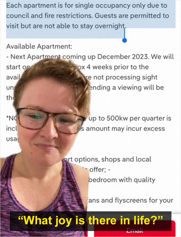 Woman Shares Unhinged Apartment Listing Where Landlord Bans Sleepovers