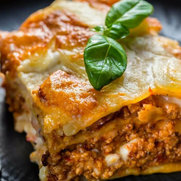 Lasagna. Italy. Bliss