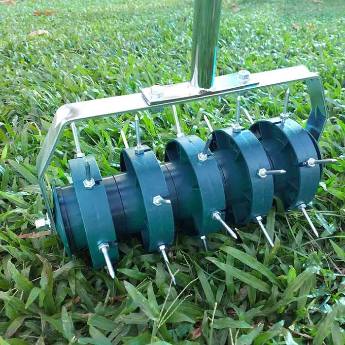 A lawn aerator
