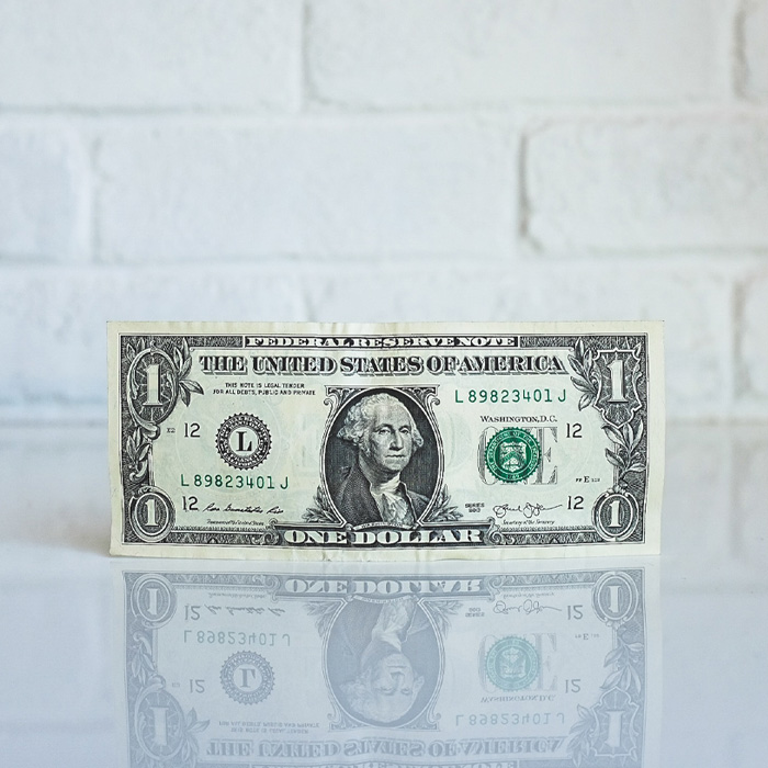 One US dollar banknote - 5