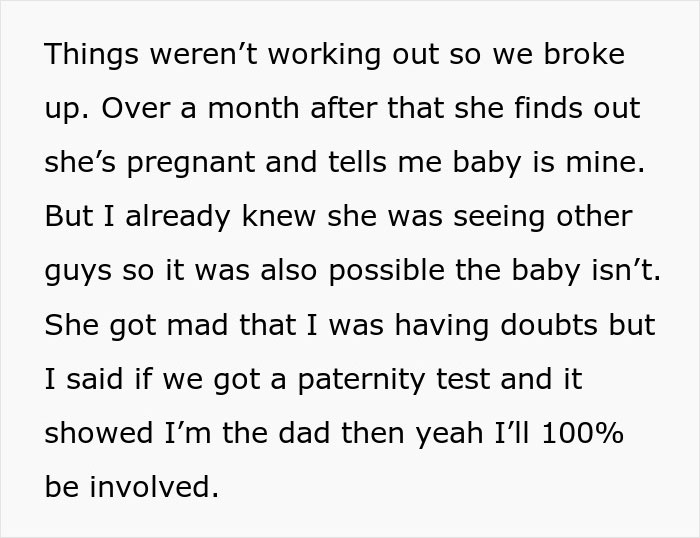 Man Refuses To Support Pregnant Ex Until She Does A Paternity Test, Gets Support Online