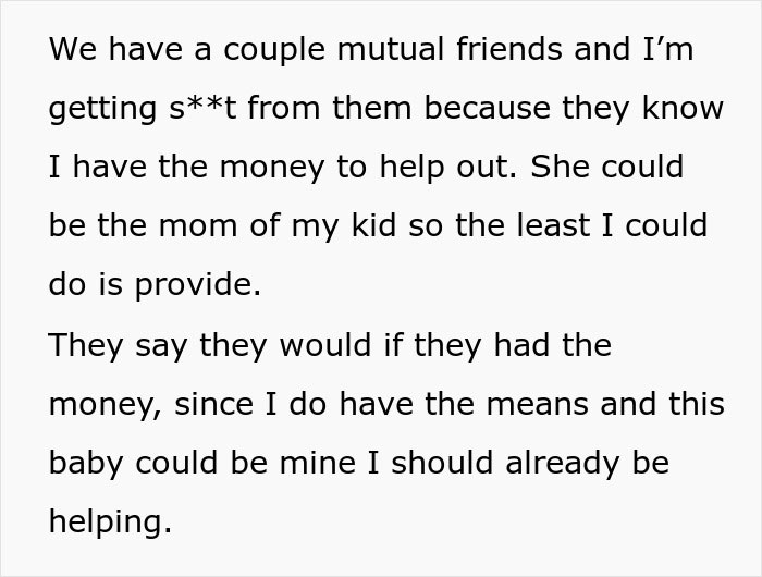 Man Refuses To Support Pregnant Ex Until She Does A Paternity Test, Gets Support Online