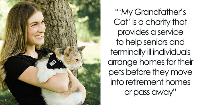 Angela Rafuse Is A Founder Of ‘My Grandfather’s Cat Charity’, Helping Seniors To Rehome Their Pets