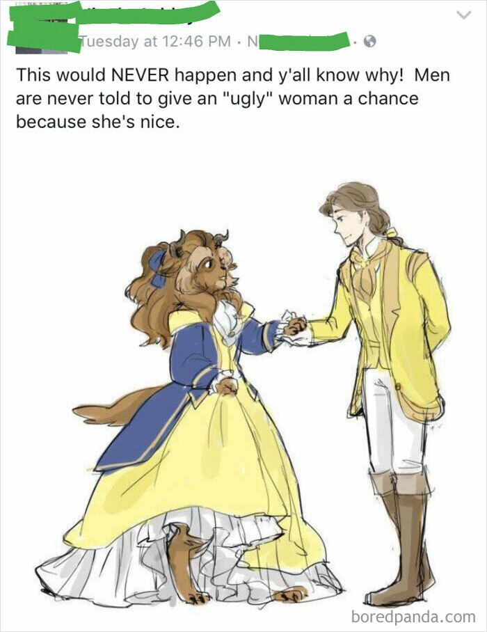 Aw Yes, Because It Definitely Happened In The Real World The Other Way 'Round. Wasn't A Movie Or Anything