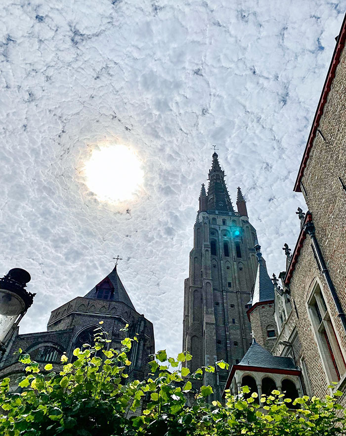 Cielo interesante en mi viaje a Bélgica