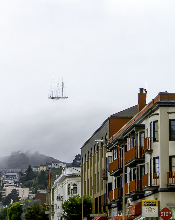 Sometimes You'd Swear It Was The Mast Of A Ship Passing By