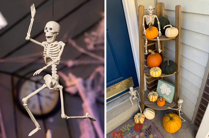 JOYIN Posable Halloween Skeletons 5 Packs: A must-have for creating a bone-chilling atmosphere with their realistic vibe and movable joints, perfect for haunted houses and graveyard scenes.