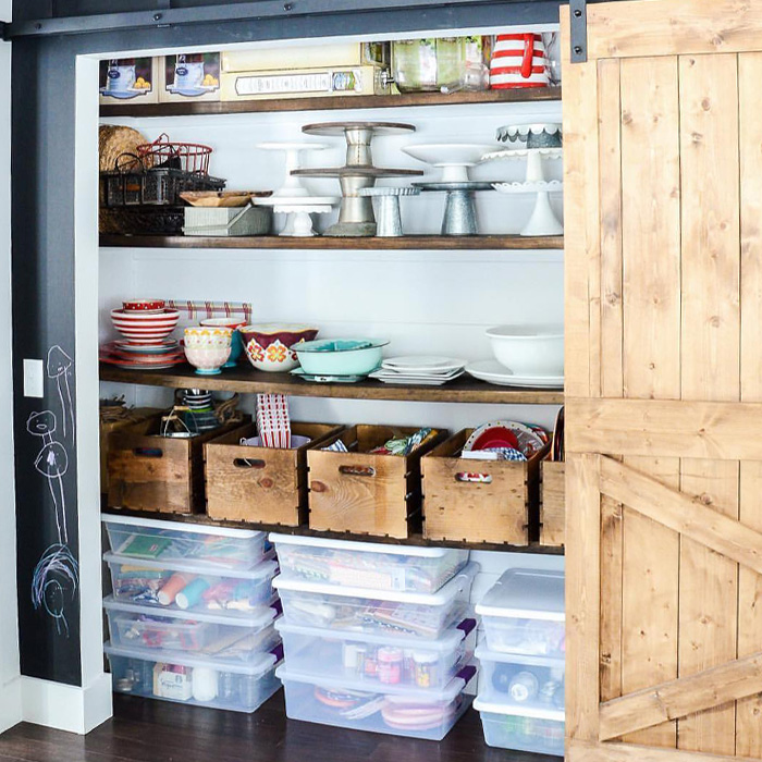 Well organised storage 