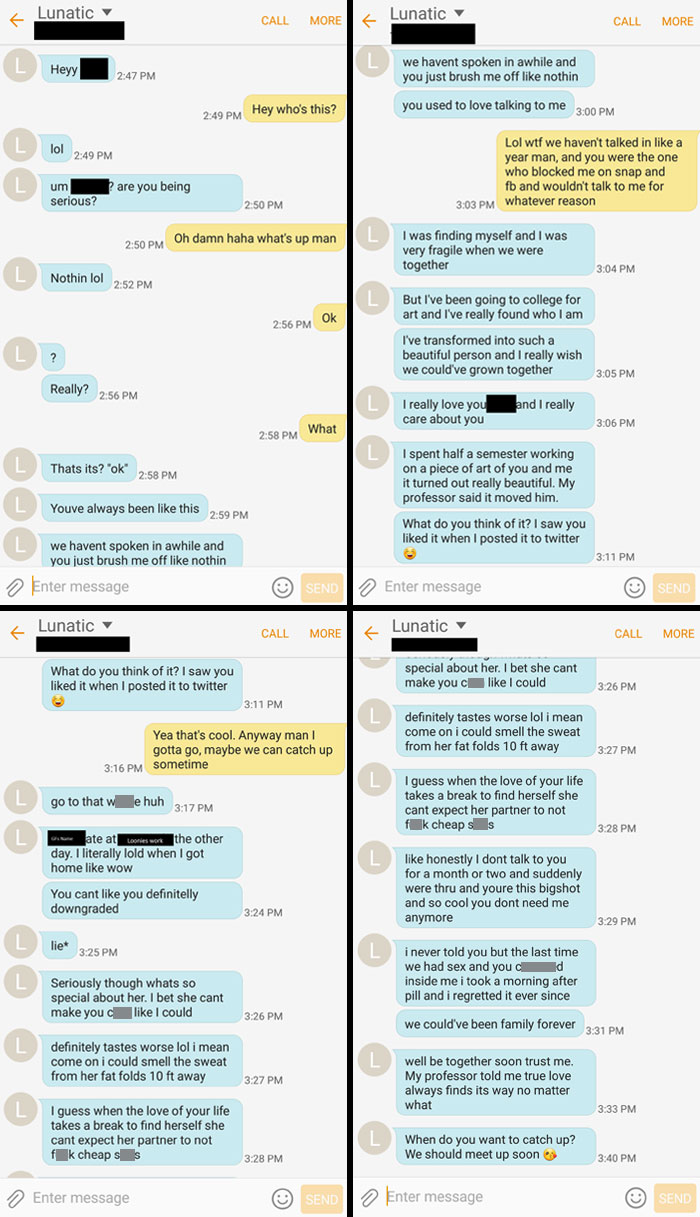 I Updated My Relationship Stuff On Social Media Accounts, Ex Decides To Text Me After A Year Of Ghosting