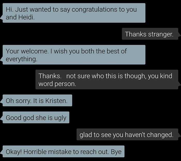 Ex Fiancée Sent Me A Text And One Not Meant For Me